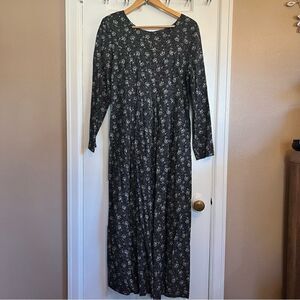 ADRIANJORDAN BLACK+WHITE ROSE AND POLKA DOT JUMPSUIT